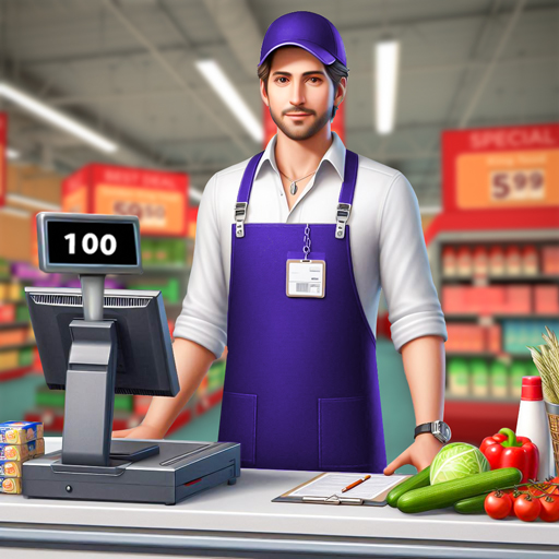Supermarket 3D Store Simulator Logo