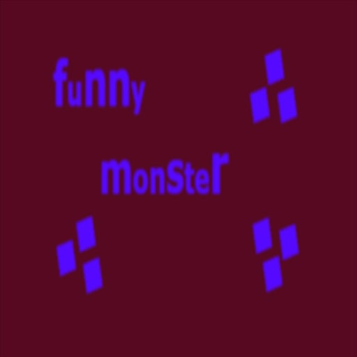 The funny monster logo