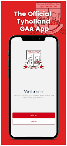 Android application Tyholland GFC screenshort