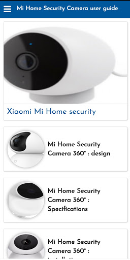 Android application Mi Home Security Camera guide screenshort