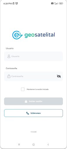 Android application Geosatelital screenshort