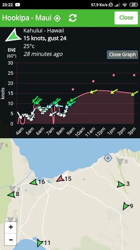 iGetwind - Windy forecast Screen 2