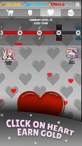 Anigirls - Idle Clicker Screen 2