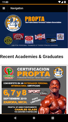 PROPTA Certification Screen 3