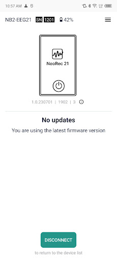 BLE Updater Screen 3