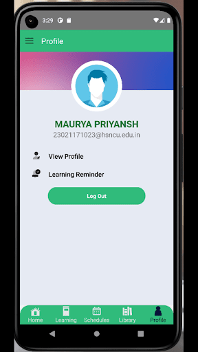 Android application HSNC screenshort