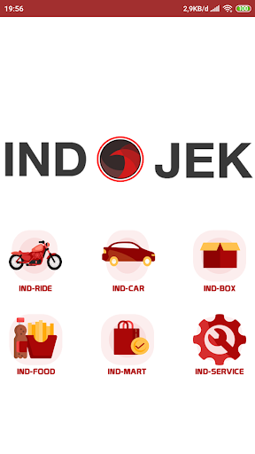 Android application INDOJEK MERCHANT screenshort