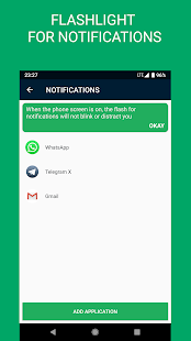 Flash Alert On Call & SMS Screenshot