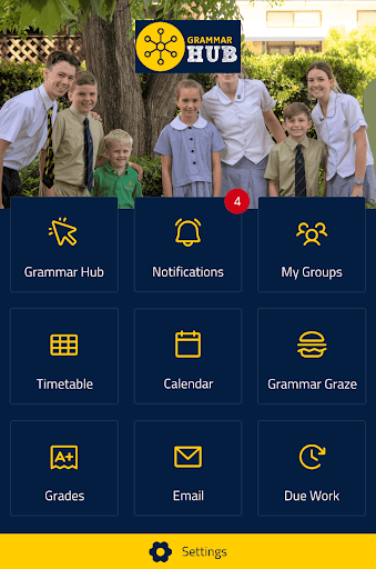 Android application GrammarHub screenshort