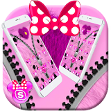 Pink Fluffy Minny Zipper Leopard Theme icon