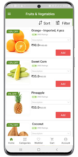 Vrishchika Ecommerce Screen 2