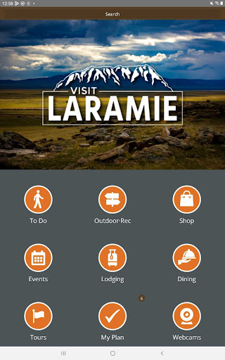 Screenshot of Visit Laramie Wyoming