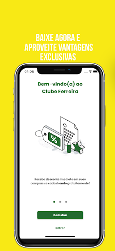 Android application Clube Ferreira screenshort