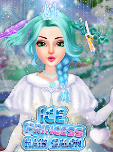 Ice Princess Hair Salon game 1.8 screenshots 2