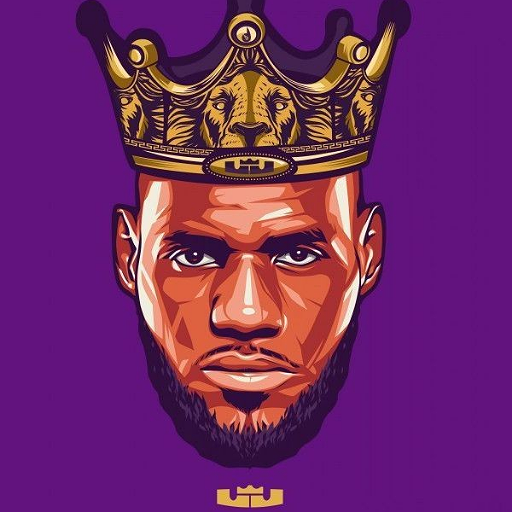 LeBron James Wallpapers 4k logo