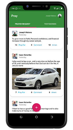 Prayer Requests and Testimonies