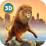 Lion in City: Predator Attack icon