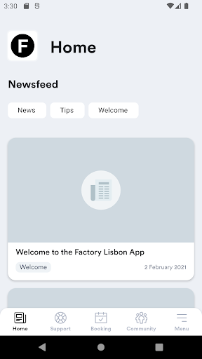 Android application Factory Lisbon screenshort
