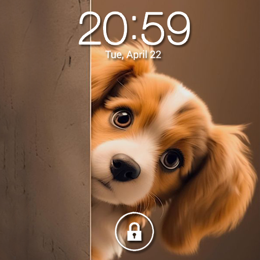 Puppy Dog Lock Screen