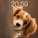 犬のロック画面 - Androidアプリ