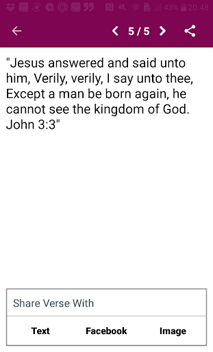 King James Bible -KJV Offline Screen 3
