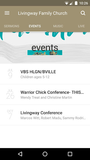 Livingway Family Church Screen 2