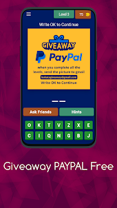 Giveaway Paypal Gift Quiz