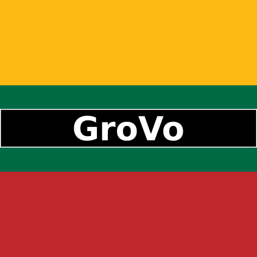GroVo Lithuanian logo