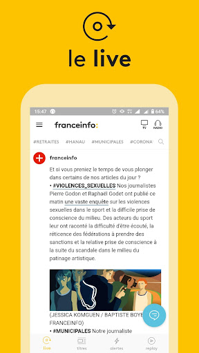 franceinfo : actualitu00e9s et info en direct 6.16.2 screenshots 1