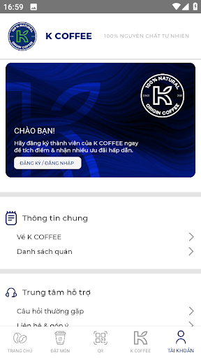 K COFFEE Screen 3