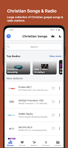 Android application Christian Gospel Songs & Radio screenshort