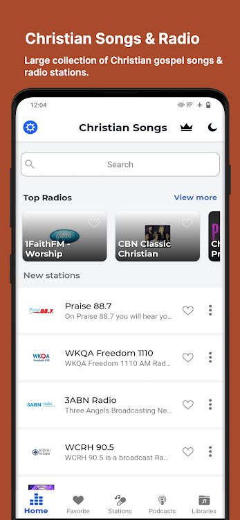 Christian Gospel Songs & Radio - 1.6 - (Android)