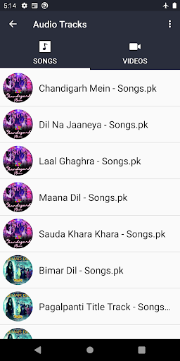 Android application Media File Player screenshort