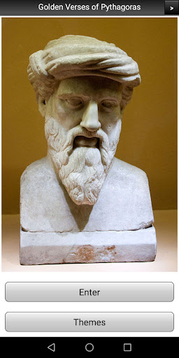 Android application Golden Verses of Pythagoras screenshort