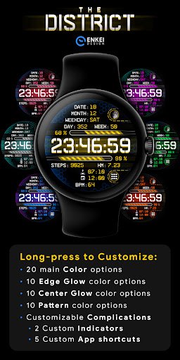 The DISTRICT - watch face Screen 2