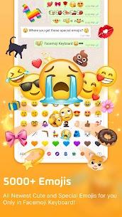 Teclado Emoji Facemoji e Fontes 2
