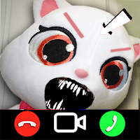 New fake Cartoon Cat Horror Video Call