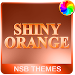 Cover Image of Descargar Shiny Orange Theme for Xperia  APK