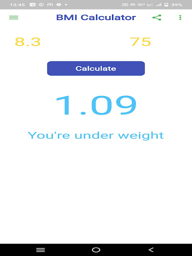 BMI Calculator Kg