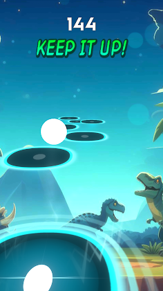 Jurassic Dino Ball Jump - Screenshot 1