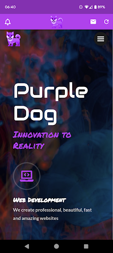 Android application Purple Dog Technologies screenshort