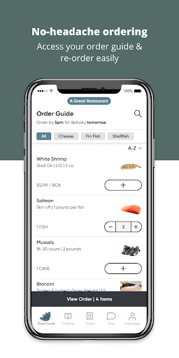 Android application Seattle Fish Co. screenshort