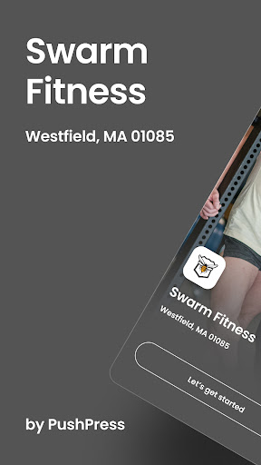 Android application Swarm Fitness screenshort