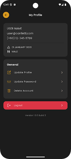 Confetti Class Partner