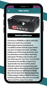 PANTUM p2502w laser Guide
