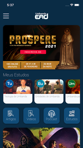 Umbanda EAD Screen 2