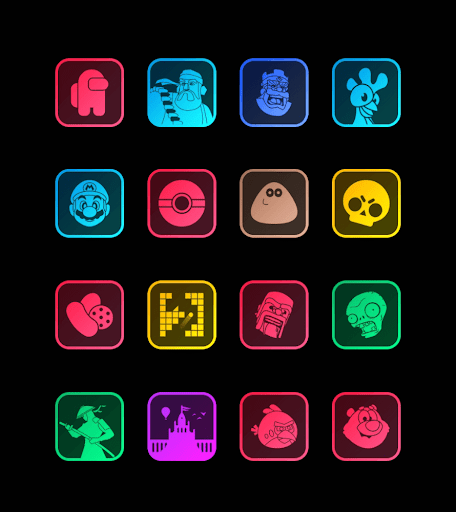 Screenshot of Square Clear - Icon Pack
