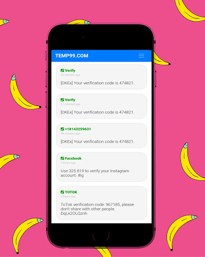 TEMP ONLINE SMS RECEIVE temp99 Screen 3