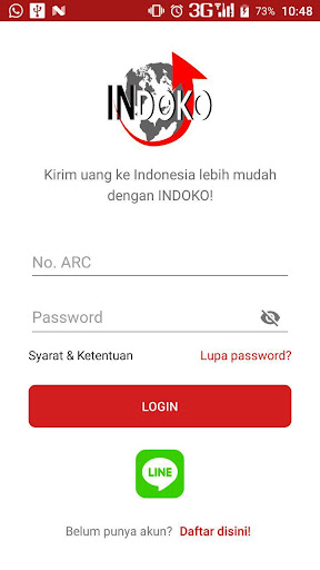 Android application INDOKO screenshort