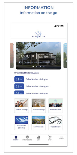 Android application MAProperties screenshort